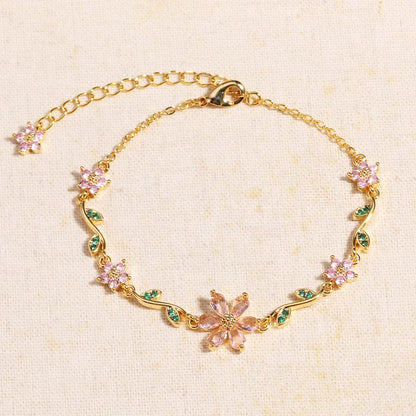 Petal Crystal Bracelet